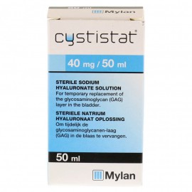 Изображение товара: Цистистат Cystistat (Уро-Гиал) 40 mg/50 ml  4 шт