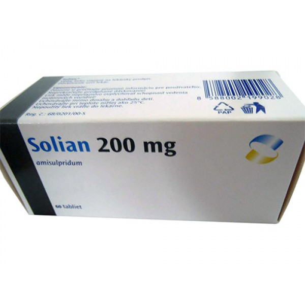 Солиан Solian 200 MG (Amisulprid) 100 Шт