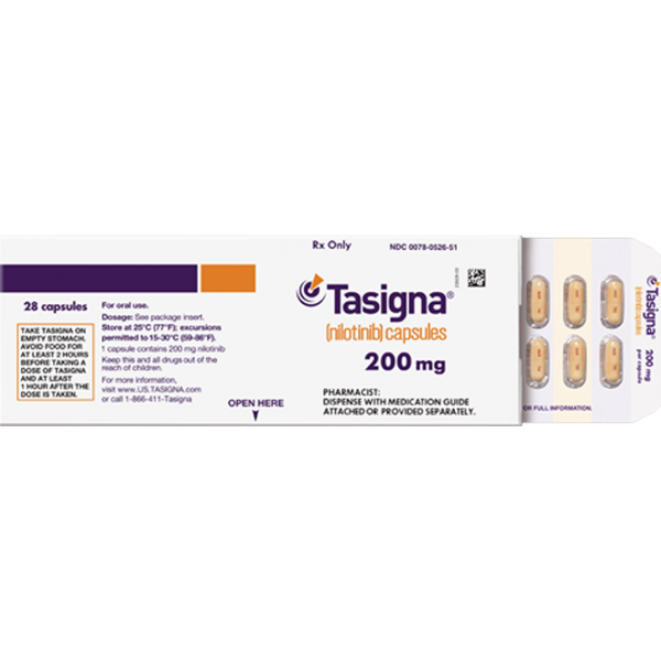 Тасигна Tasigna 200 мг/28 капсул