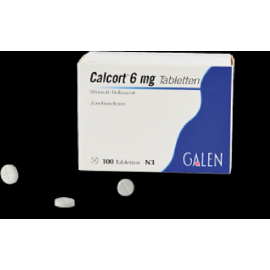 Изображение товара: Калькорт (дефлазакорт) CALCORT 6 mg (Deflazacort) 100 шт