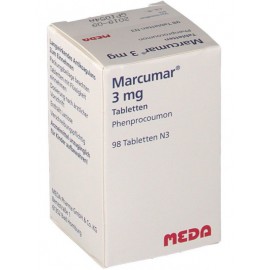 Изображение товара: Маркумар Marcumar 3 мг/98 таблеток  