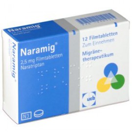 Изображение товара: Нарамиг Naramig  2,5 мг/12 таблеток  