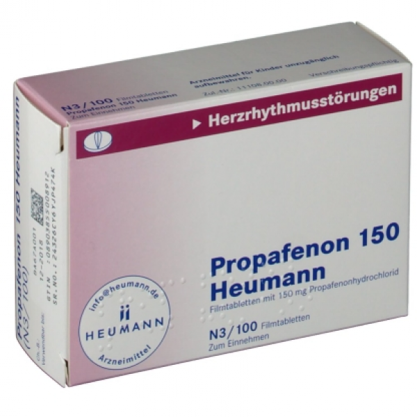 Пропафенон PROPAFENON 150 - 100 Шт