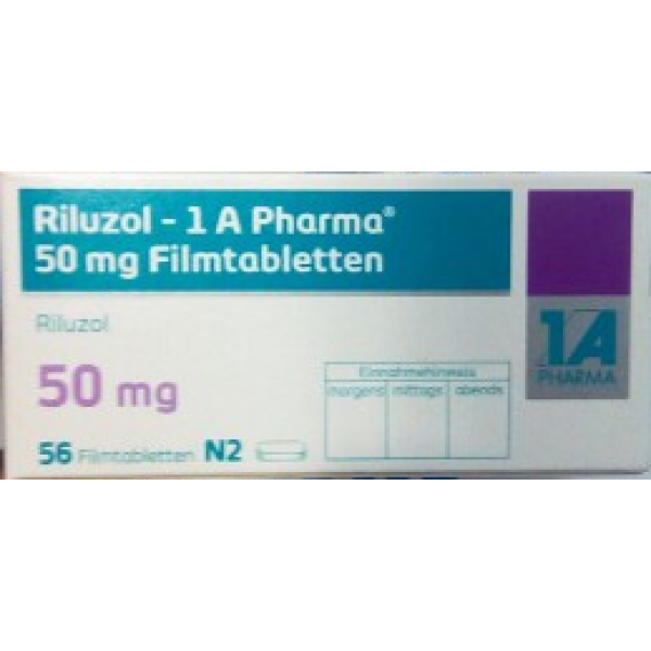 Рилузол RILUZOL 50 мг/56 таблеток