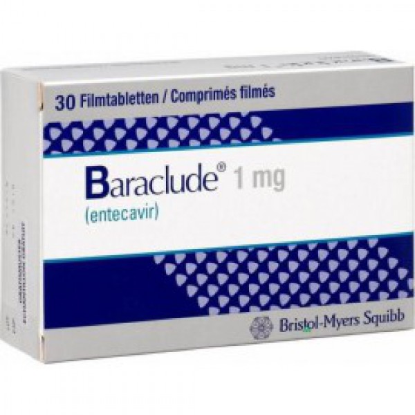 Бараклюд Baraclude 1 мг/ 90 таблеток