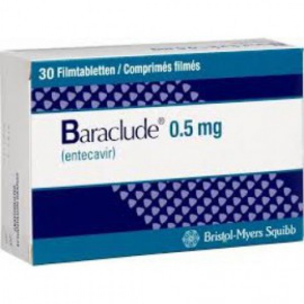 Бараклюд Baraclude 0,5 мг/30 таблеток
