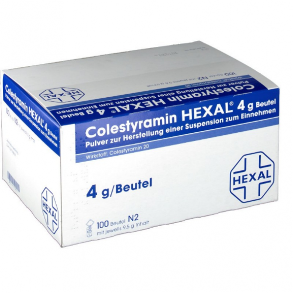 Холестирамин COLESTYRAMIN 4 G / 100Шт