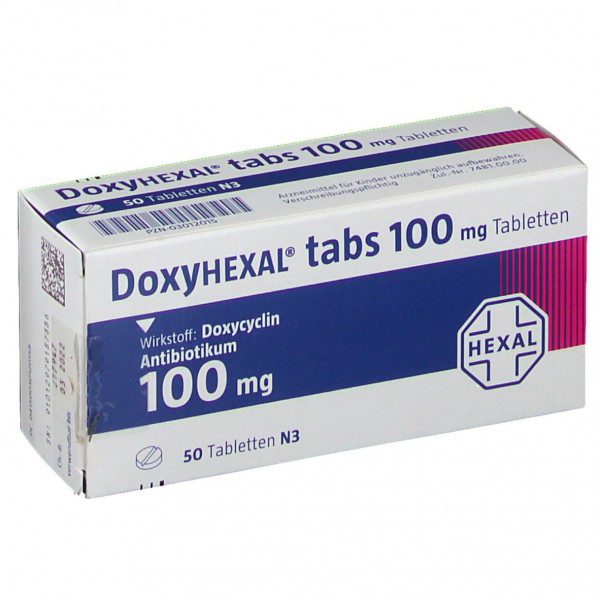 Доксигексал DoxyHEXAL 100mg - 50 табл