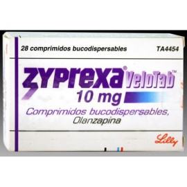 Изображение товара: Зипрекса Велотаб  Zyprexa Velotab 10 MG (Olanzapine) 28X10MG